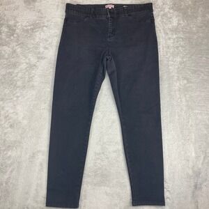Juicy‎ Couture Seamless Skinny Jeans Black Size 16 Stretch Cotton Blend